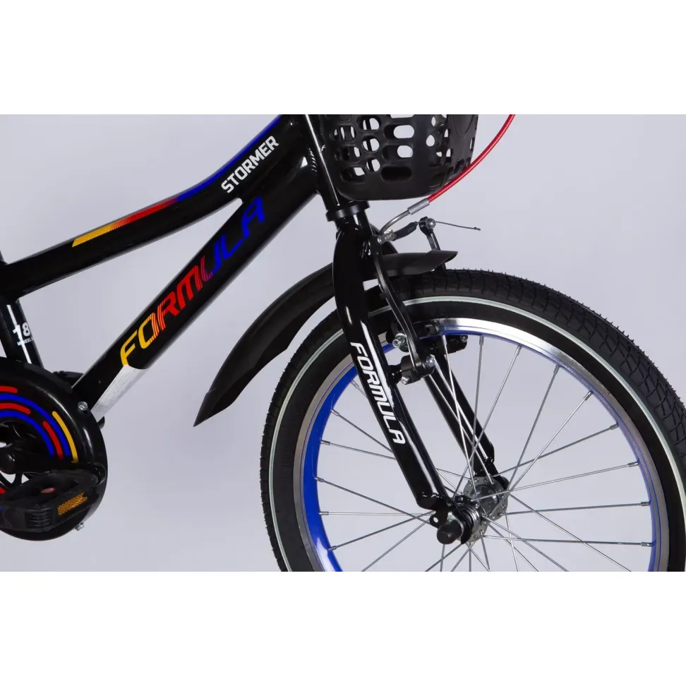 Велосипед AL 18" Formula Kid STORMER BH рама-9" черный 2026