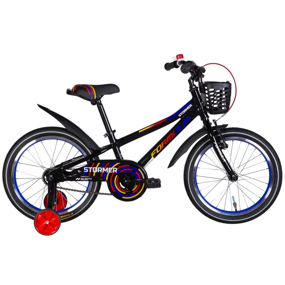 Велосипед AL 18" Formula Kid STORMER BH рама-9" черный 2026