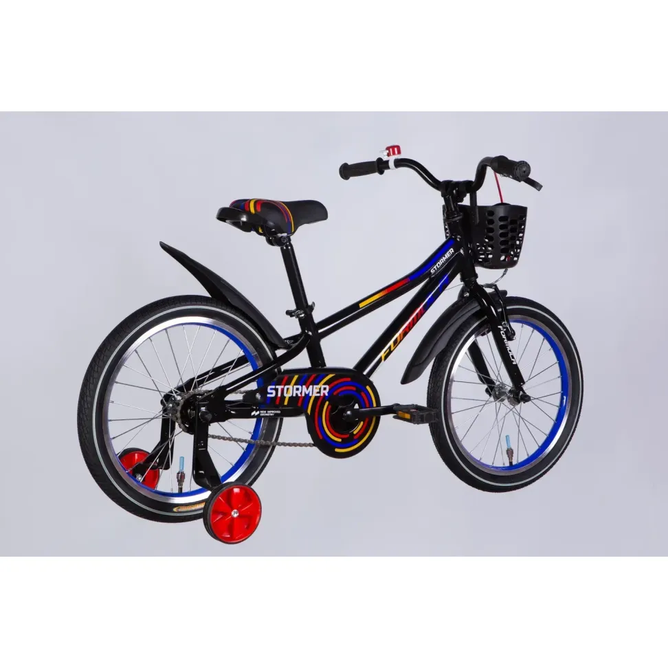 Велосипед AL 18" Formula Kid STORMER BH рама-9" черный 2026
