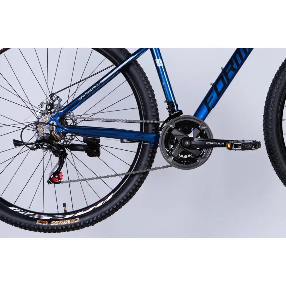 Велосипед AL 29" Formula MOTION DD FR рама-21" синий с черным 2026