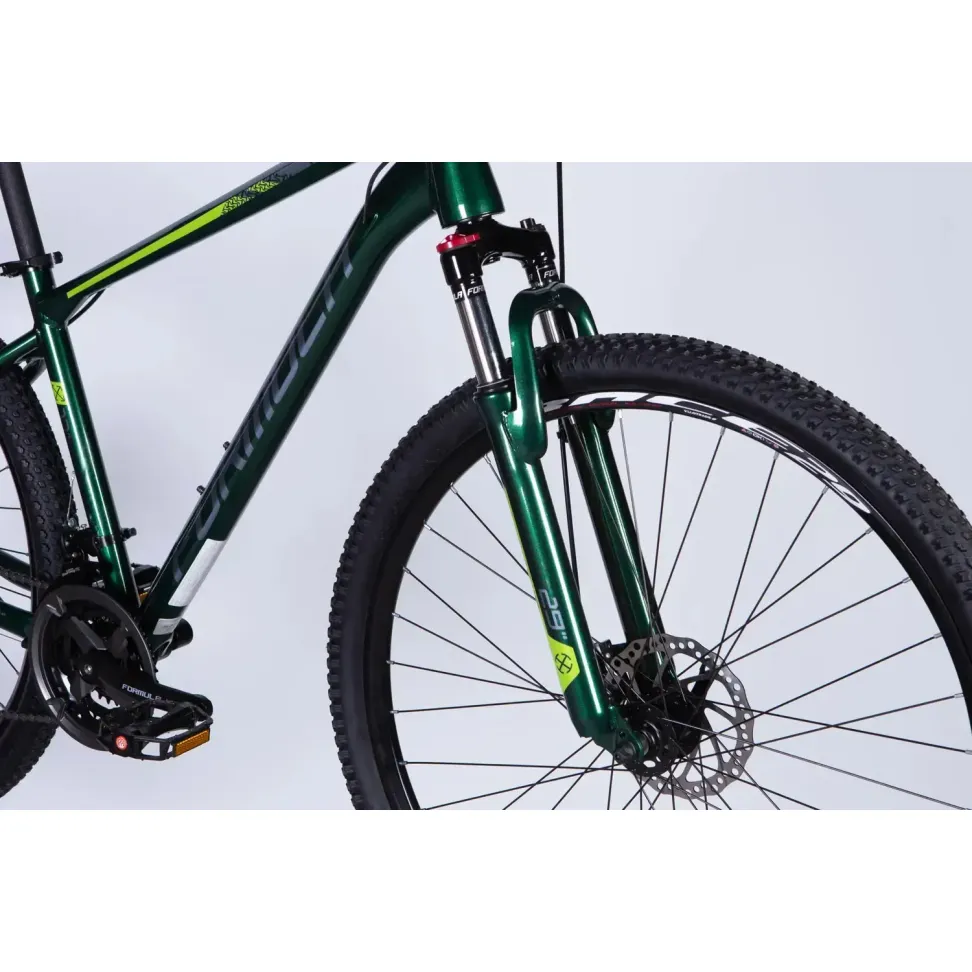 Велосипед AL 29" Formula MOTION DD FR рама-21" зеленый 2026