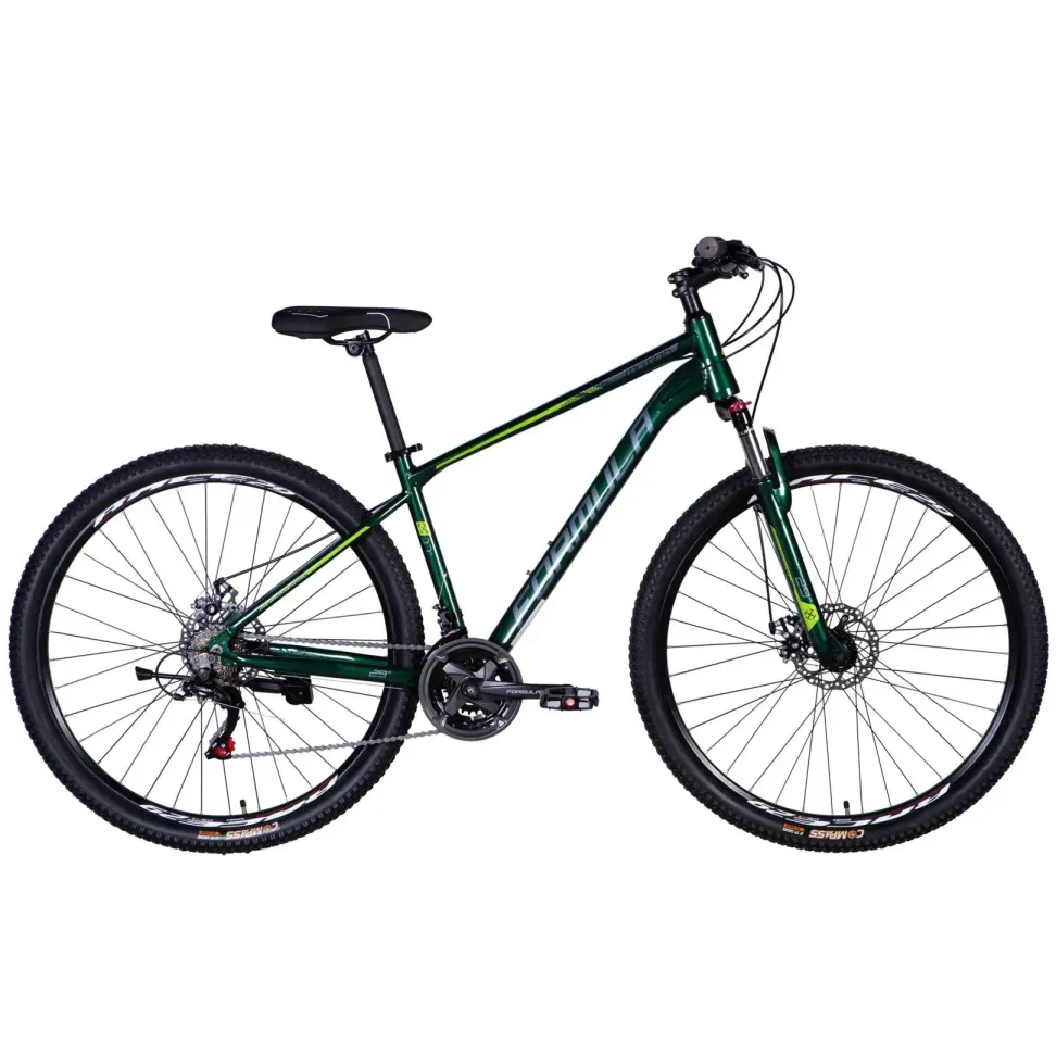 Велосипед AL 29" Formula MOTION DD FR рама-21" зеленый 2026