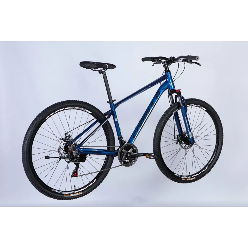 Велосипед AL 29" Formula MOTION DD FR рама-19" синий с черным 2026