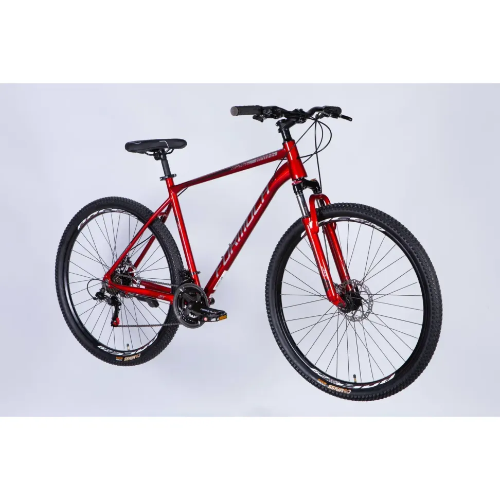Велосипед AL 29" Formula MOTION DD FR рама-19" красный с серым 2026
