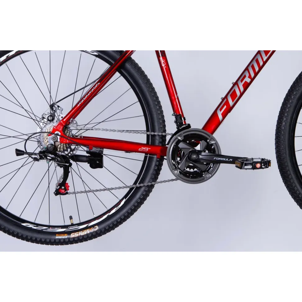 Велосипед AL 29" Formula MOTION DD FR рама-19" красный с серым 2026
