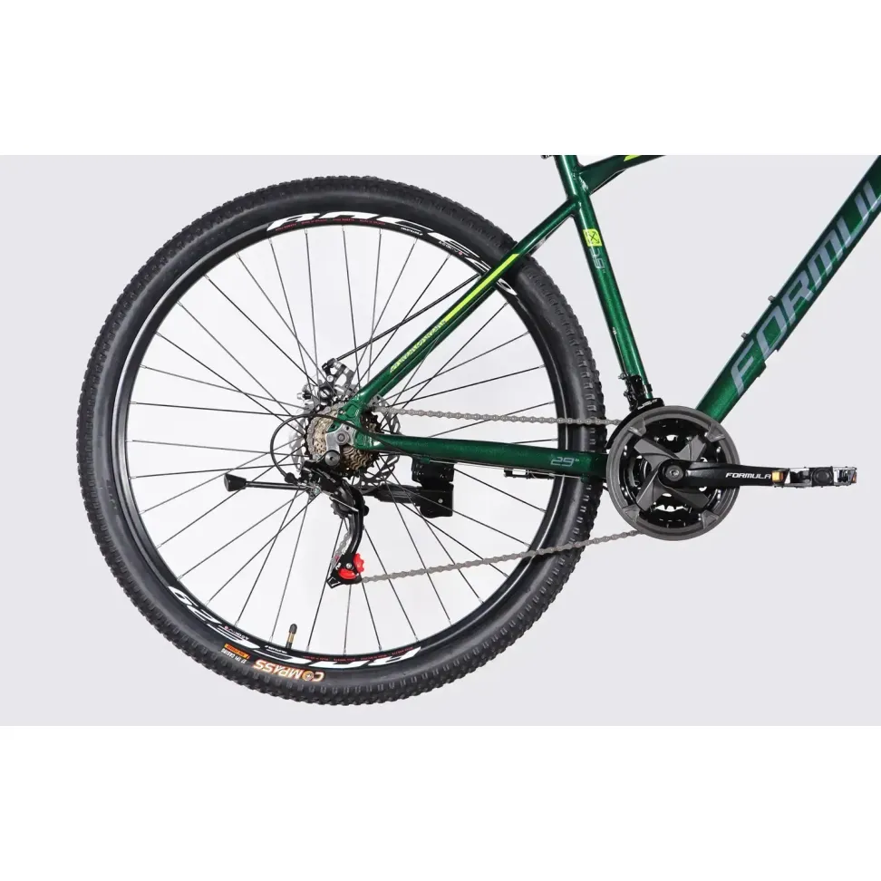 Велосипед AL 29" Formula MOTION DD FR рама-19" зеленый 2026