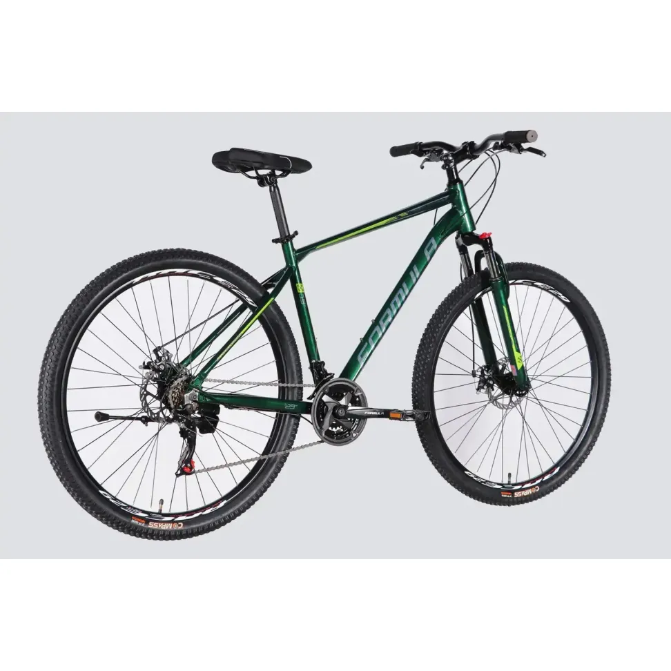 Велосипед AL 29" Formula MOTION DD FR рама-19" зеленый 2026