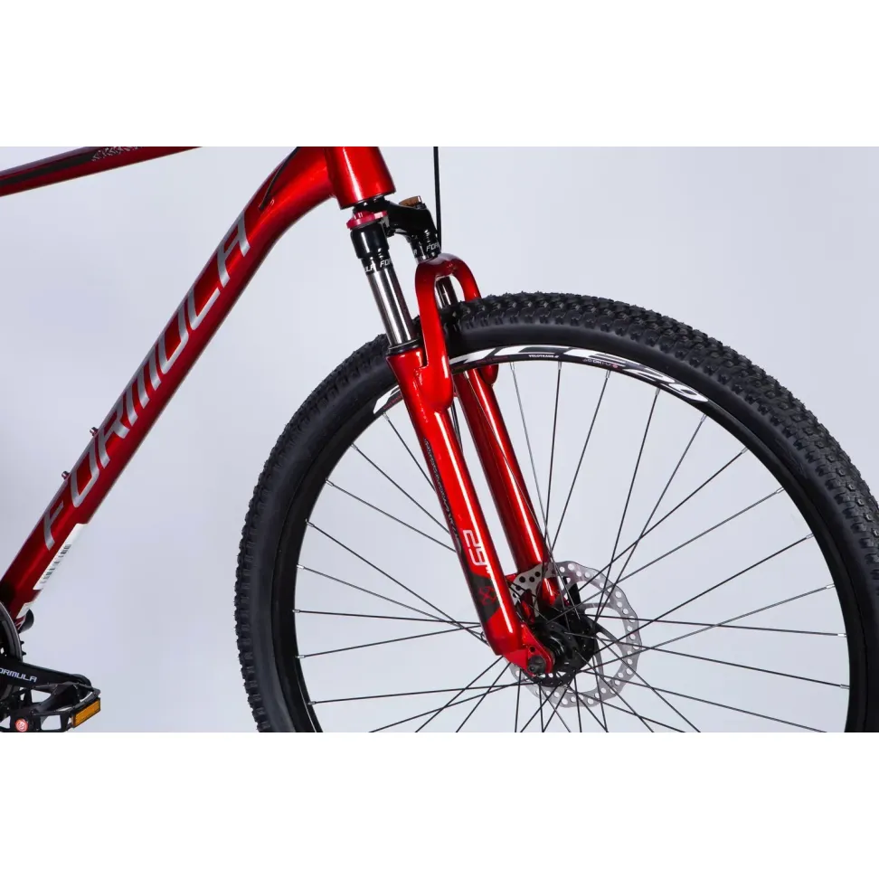 Велосипед AL 29" Formula MOTION DD FR рама-17" красный с серым 2026