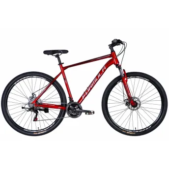 Велосипед AL 29" Formula MOTION DD FR рама-17" красный с серым 2026