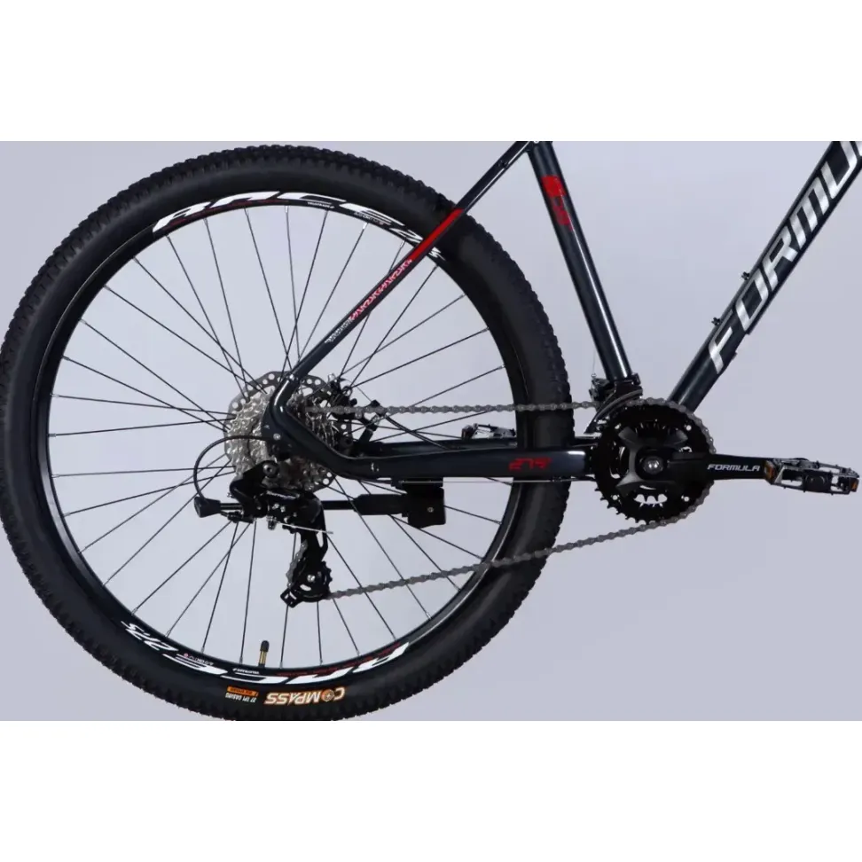 Велосипед AL 27.5" Formula THOR DD CS рама-18" черный с серебристым 2026