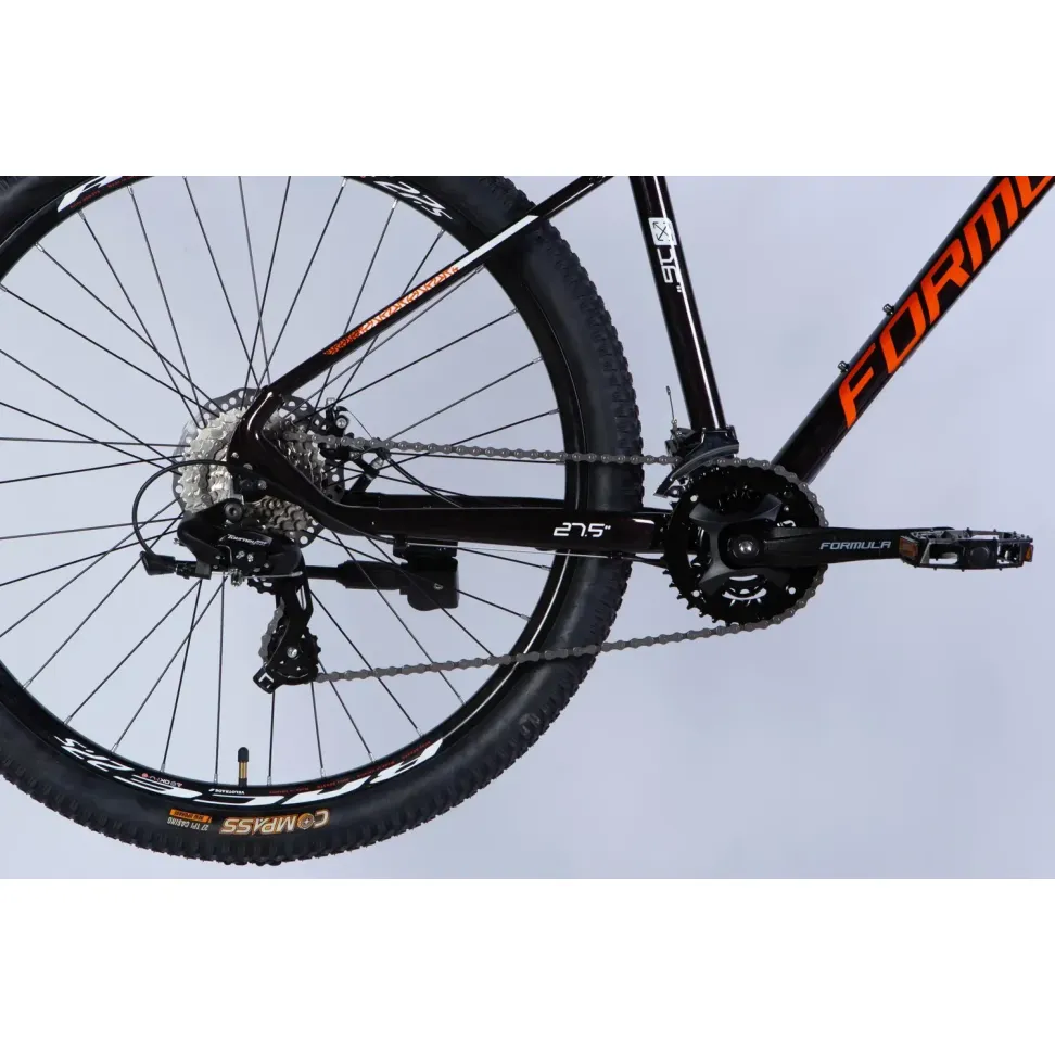 Велосипед AL 27.5" Formula THOR DD CS рама-18" медно-черный с оранжевым 2026