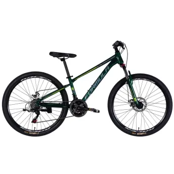 Велосипед AL 26" Formula MOTION DD FR рама-13" зеленый 2026