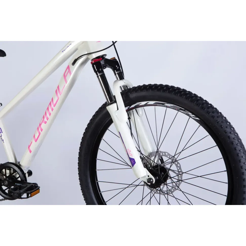 Велосипед AL 24" Formula THOR DD CS рама-12" белый с розовым 2026