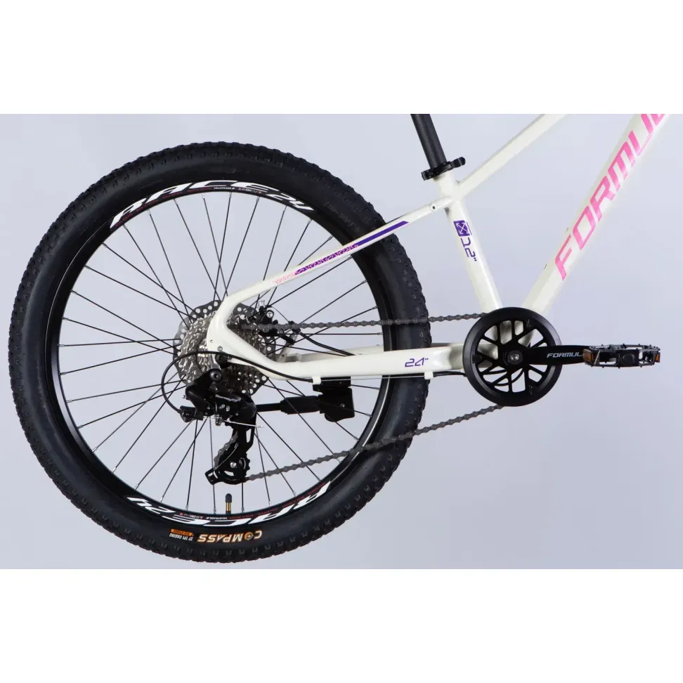 Велосипед AL 24" Formula THOR DD CS рама-12" белый с розовым 2026