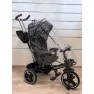 Велосипед с родительской ручкой Soni Try-Bike Dark Black