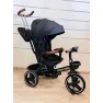 Велосипед с родительской ручкой Soni Try-Bike Dark Black