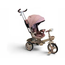 Велосипед з батьківською ручкою Soni Try-Bike Soft Pink