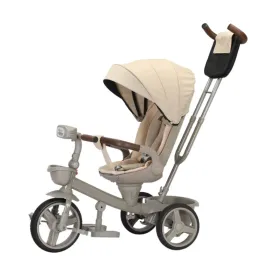 Велосипед с родительской ручкой Soni Try-Bike Light Beige