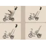 Велосипед с родительской ручкой Soni Try-Bike Light Beige