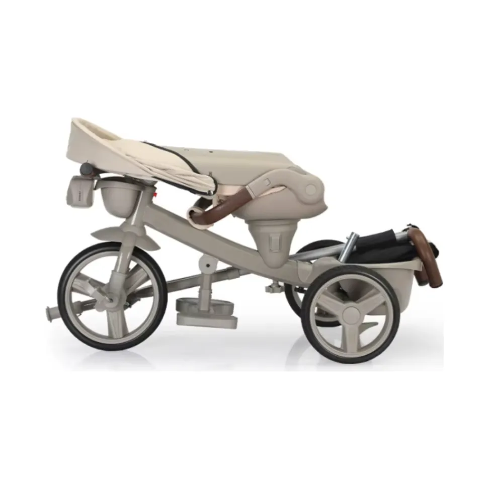 Велосипед с родительской ручкой Soni Try-Bike Light Beige