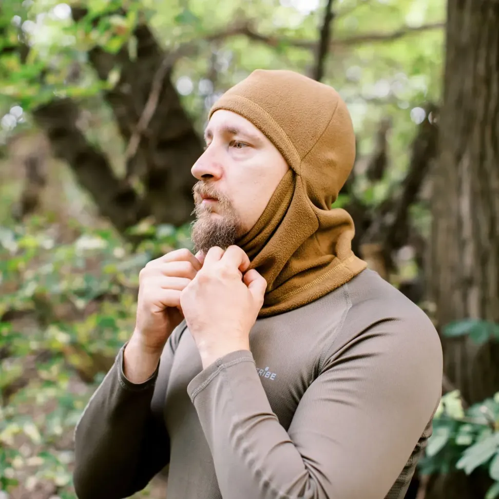 Балаклава флисовая Tribe Fleece Balaclava T-KF-0021 OS, coyote