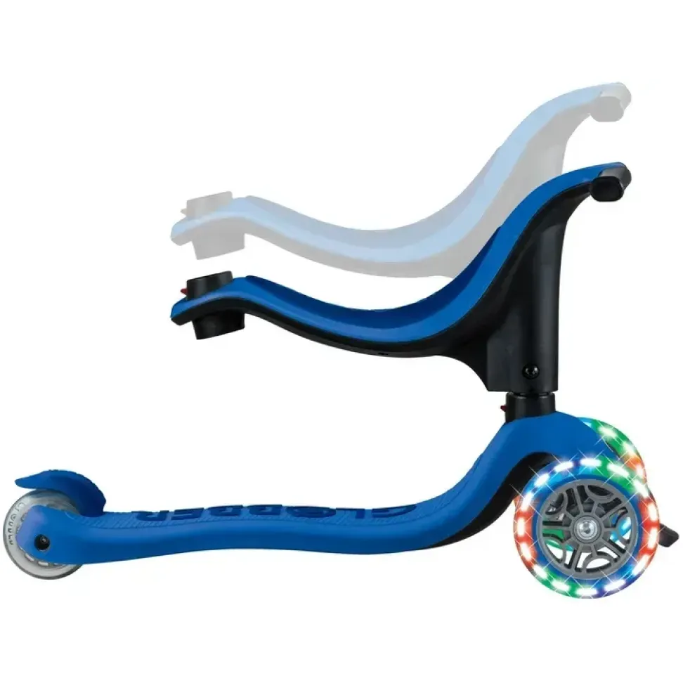 Самокат Globber Go Up Sporty колеса з підсвіткою до 20/50 кг 1+ Синій