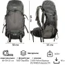Рюкзак Tramp Trek 40 UTRP-057-grey
