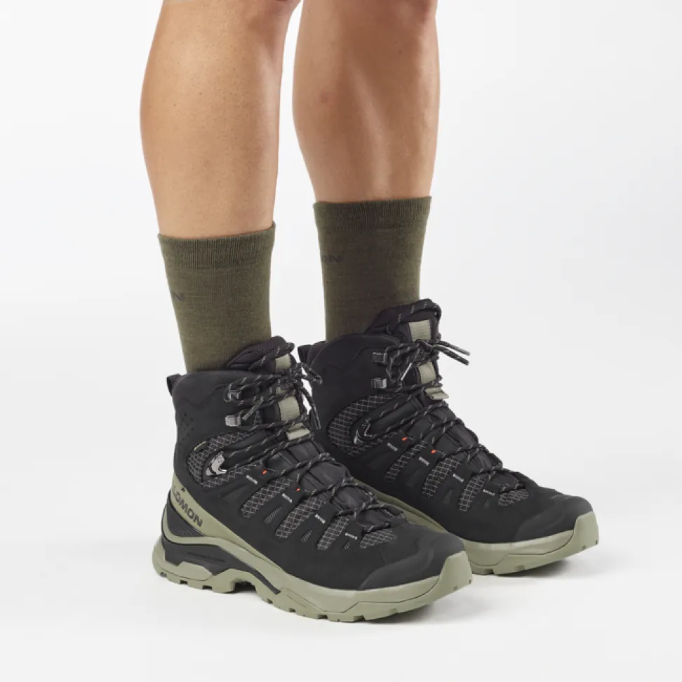 Ботинки Salomon QUEST 5 GTX M муж. черный-зеленый