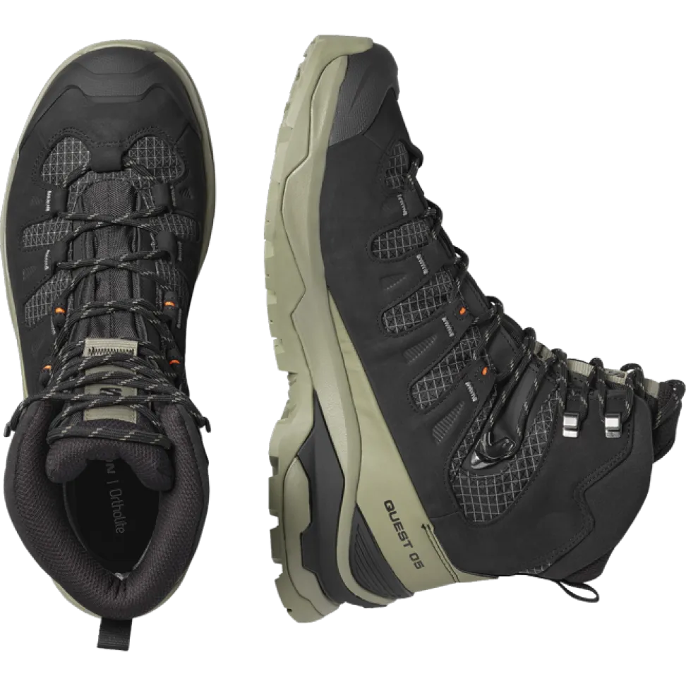 Ботинки Salomon QUEST 5 GTX M муж. черный-зеленый