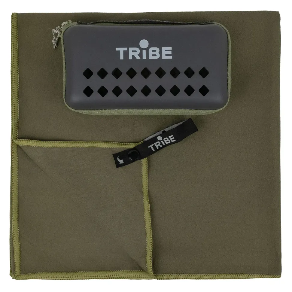 Рушник з мікрофібри Tribe Pocket Towel 75х150 см T-LC-0001-XL Army Green