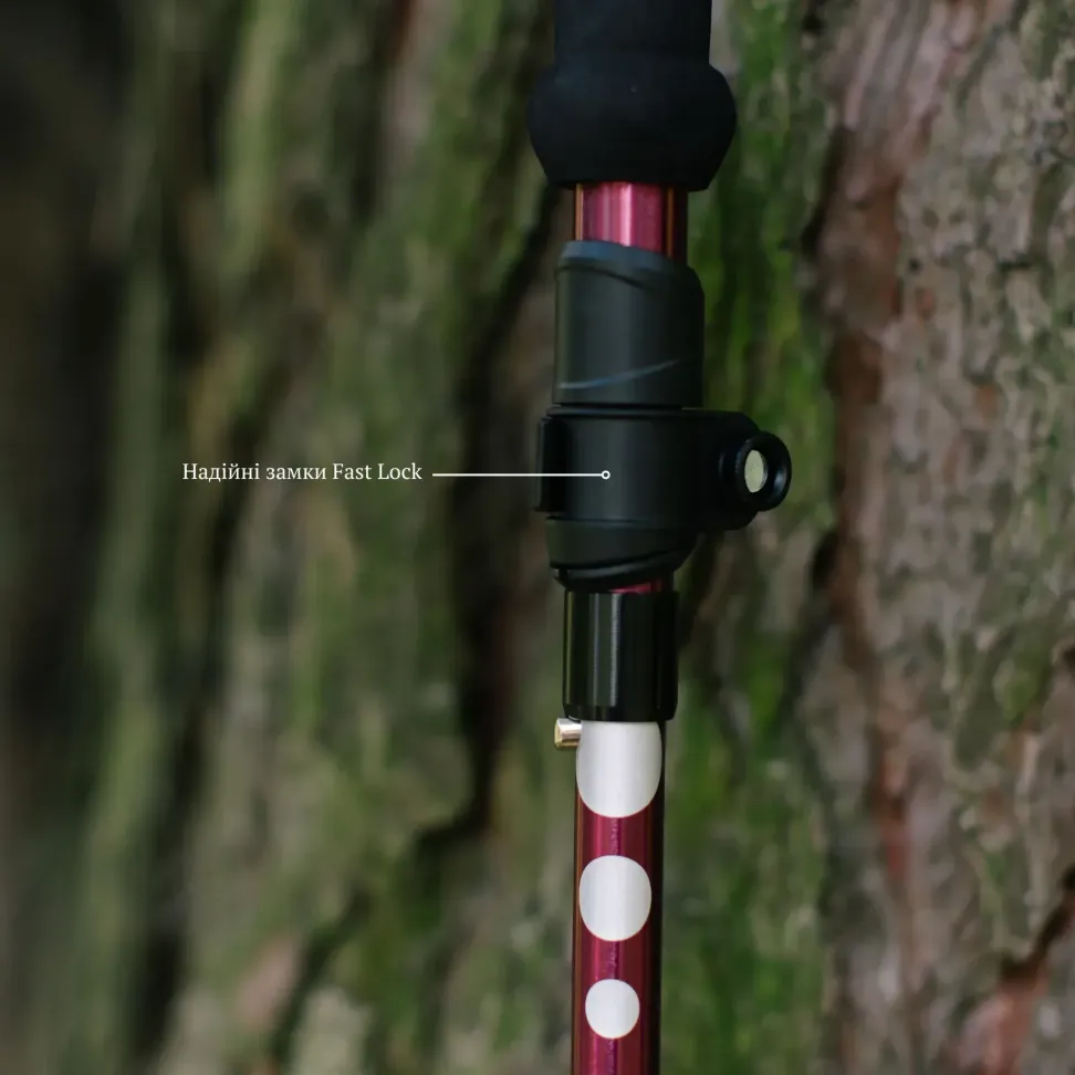 Треккинговые палки Tribe Z-Pole Alu T-ME-0024-plum