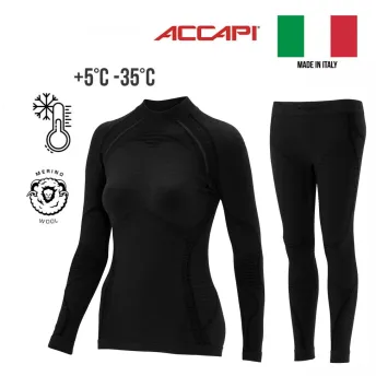 Набір жіночий термокофта і штани Accapi Ergowool - Black