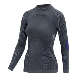 Термофутболка с длинным рукавом женская Accapi Ergoracing 2025, Anthracite/Purple