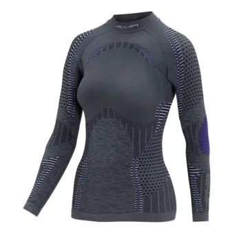 Термофутболка с длинным рукавом женская Accapi Ergoracing 2025, Anthracite/Purple