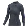 Термофутболка с длинным рукавом женская Accapi Ergoracing 2025, Anthracite/Purple