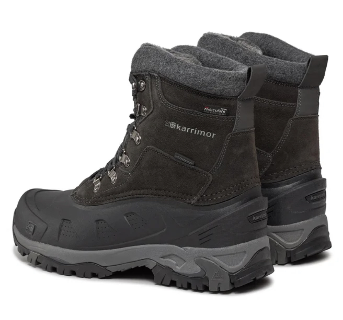 Зимние мужские ботинки с мембраной Karrimor Snowfur 3 Weathertite Black